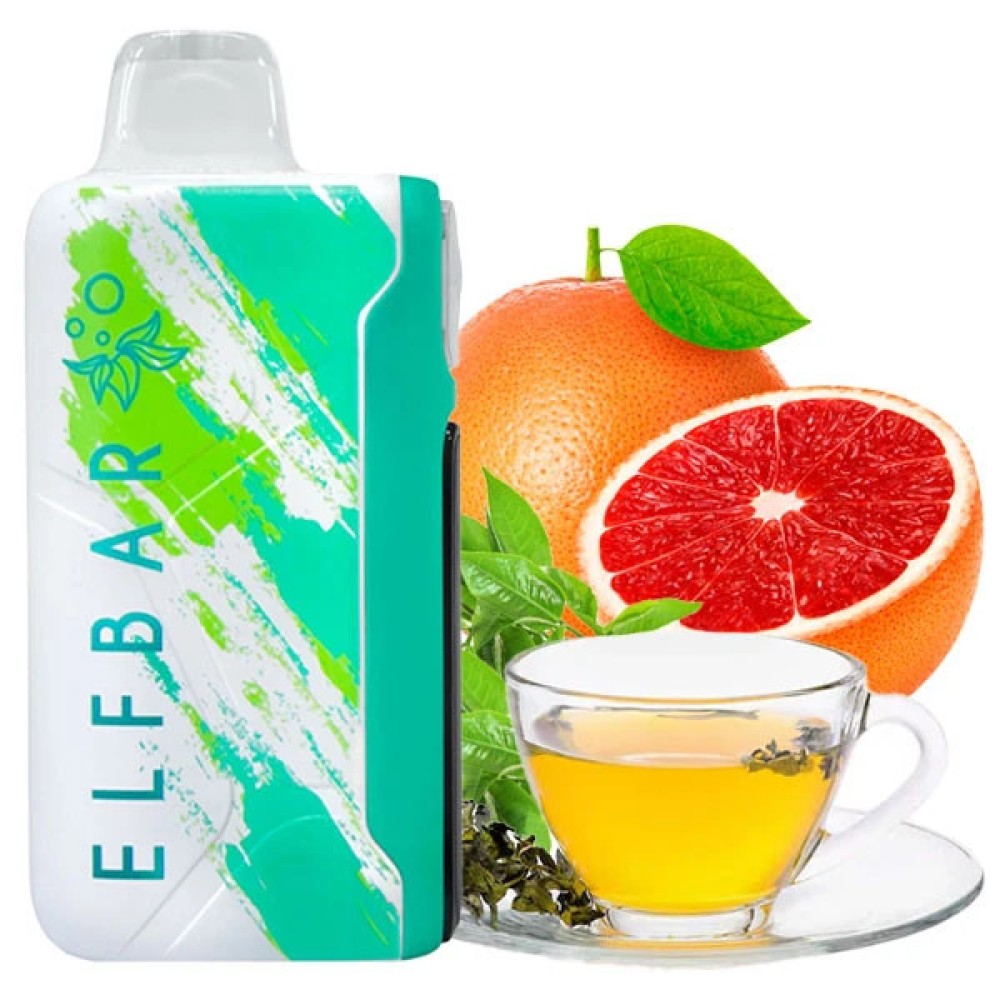 Jednorazowy papieros elektroniczny Elf Bar Nic Grapefruit Green Tea (Grapefruit Green Tea) (30000 zaciągnięć)