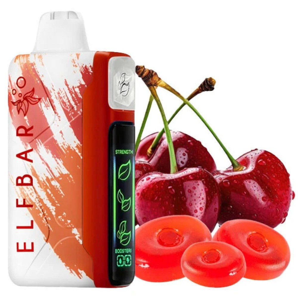 Jednorazowy papieros elektroniczny Elf Bar Nic King Sour Cherry Candy (Sour Cherry Candy) (30000 zaciągnięć)