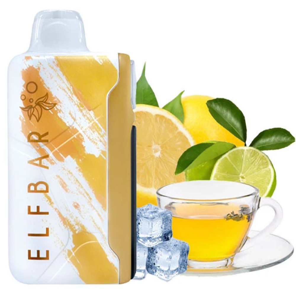 Jednorazowy papieros elektroniczny Elf Bar Nic Lemon Lime Ice Tea (Lemon Lime Ice Tea) (30000 zaciągnięć)