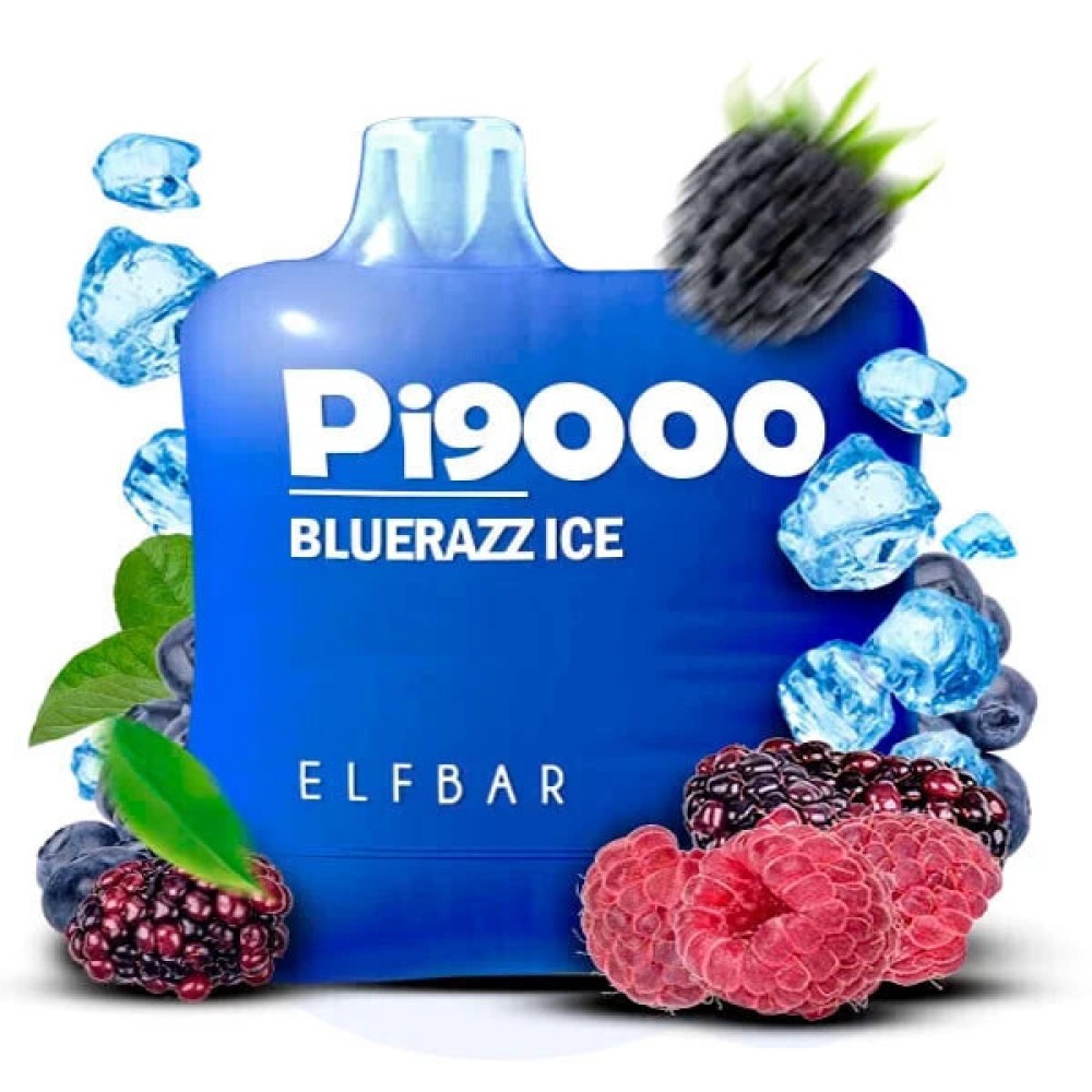 Jednorazowy papieros elektroniczny Elf Bar Pi Blue Razz Ice (9000 zaciągnięć)