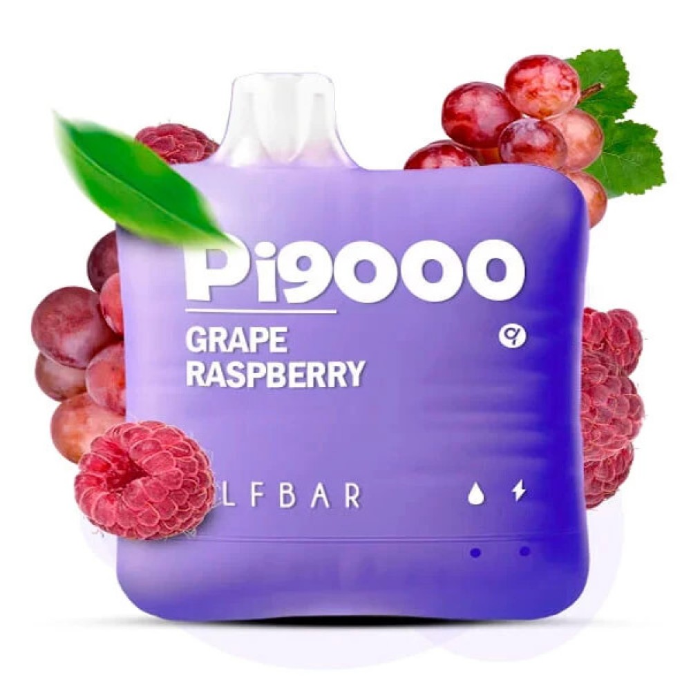 Jednorazowy papieros elektroniczny Elf Bar Pi Grape Raspberry (9000 zaciągnięć)