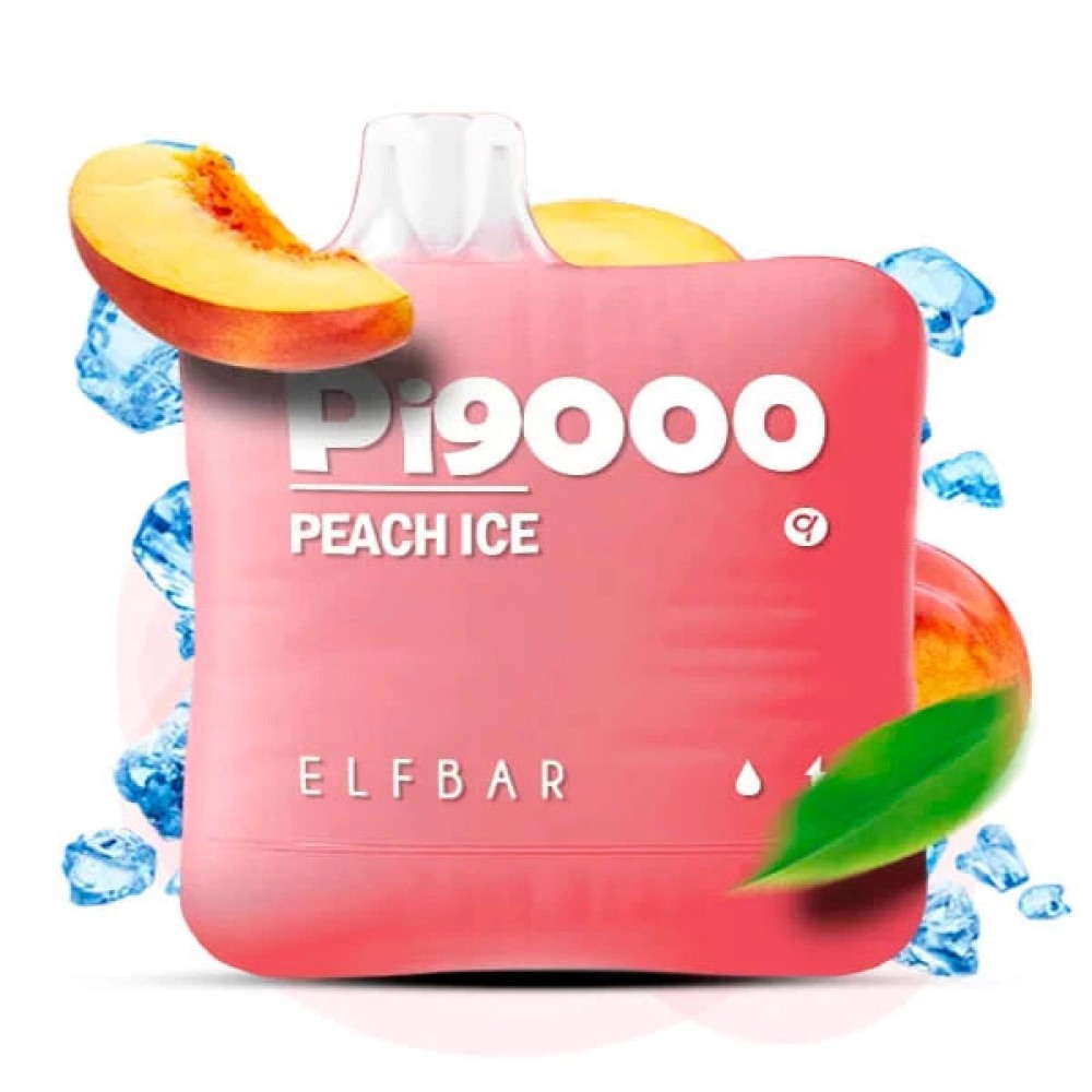 Jednorazowy papieros elektroniczny Elf Bar Pi Peach Ice (Peach Ice) (9000 zaciągnięć)