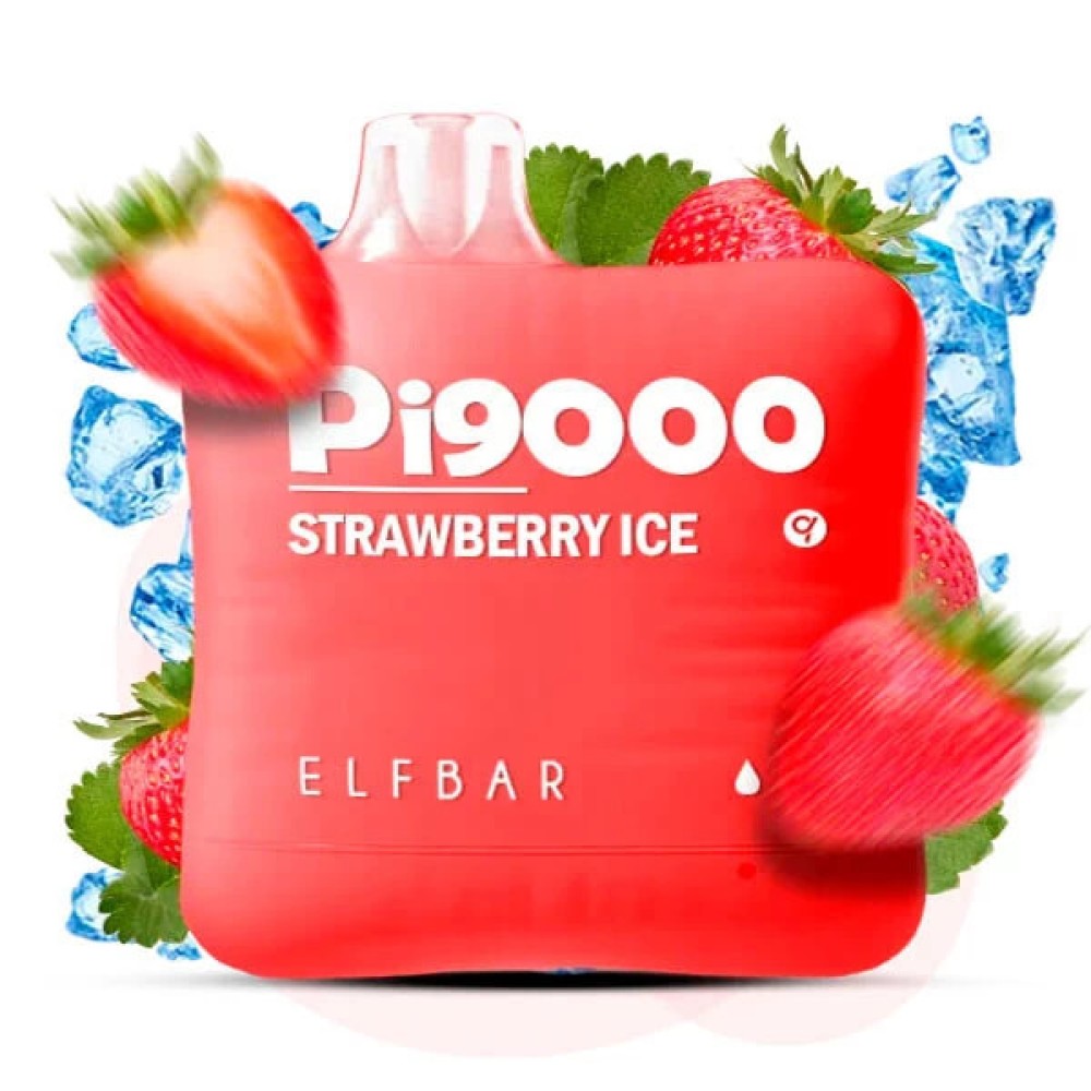 Jednorazowy papieros elektroniczny Elf Bar Pi Strawberry Ice (Strawberry Ice) (9000 zaciągnięć)
