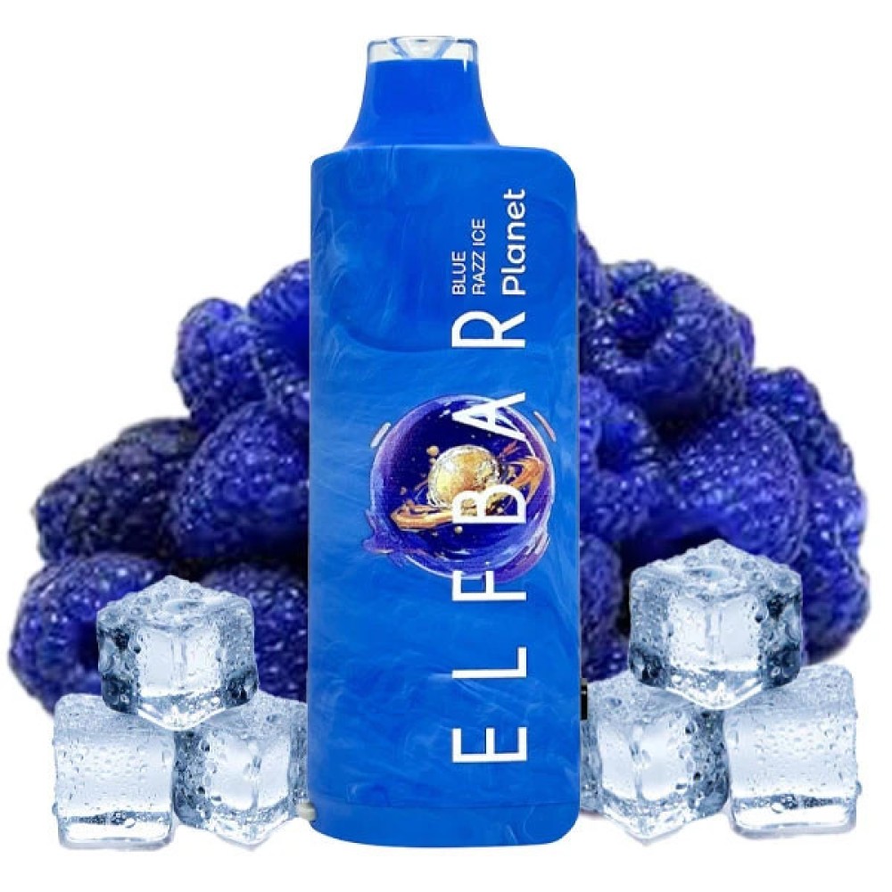 Jednorazowy papieros elektroniczny Elf Bar Planet Blue Razz Ice (25000 zaciągnięć)
