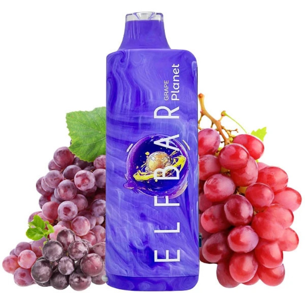 Jednorazowy papieros elektroniczny Elf Bar Planet Grape (winogrona) (25000 zaciągnięć)