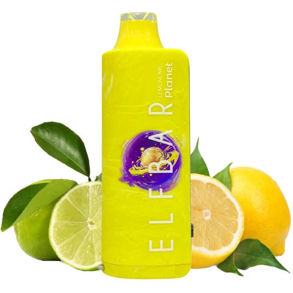 Jednorazowy papieros elektroniczny Elf Bar Planet Lemon Lime (Lemon Lime) (25000 zaciągnięć)