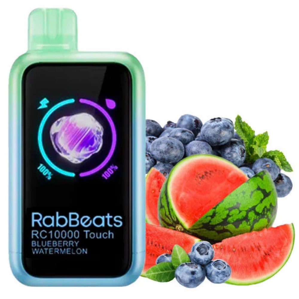 Jednorazowy papieros elektroniczny Elf Bar RC Touch RabBeats Blueberry Watermelon (10000 zaciągnięć)