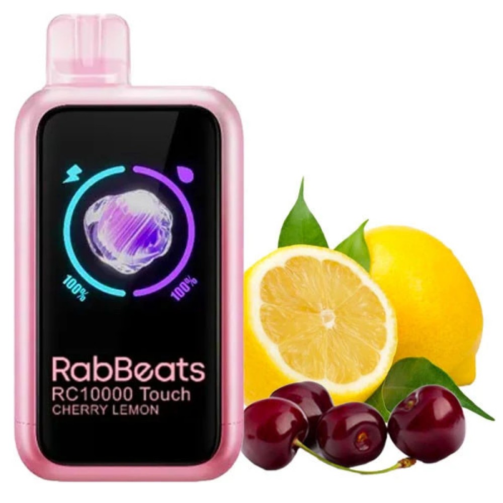 Jednorazowy papieros elektroniczny Elf Bar RC Touch RabBeats Cherry Lemon (Cherry Lemon) (10000 zaciągnięć)