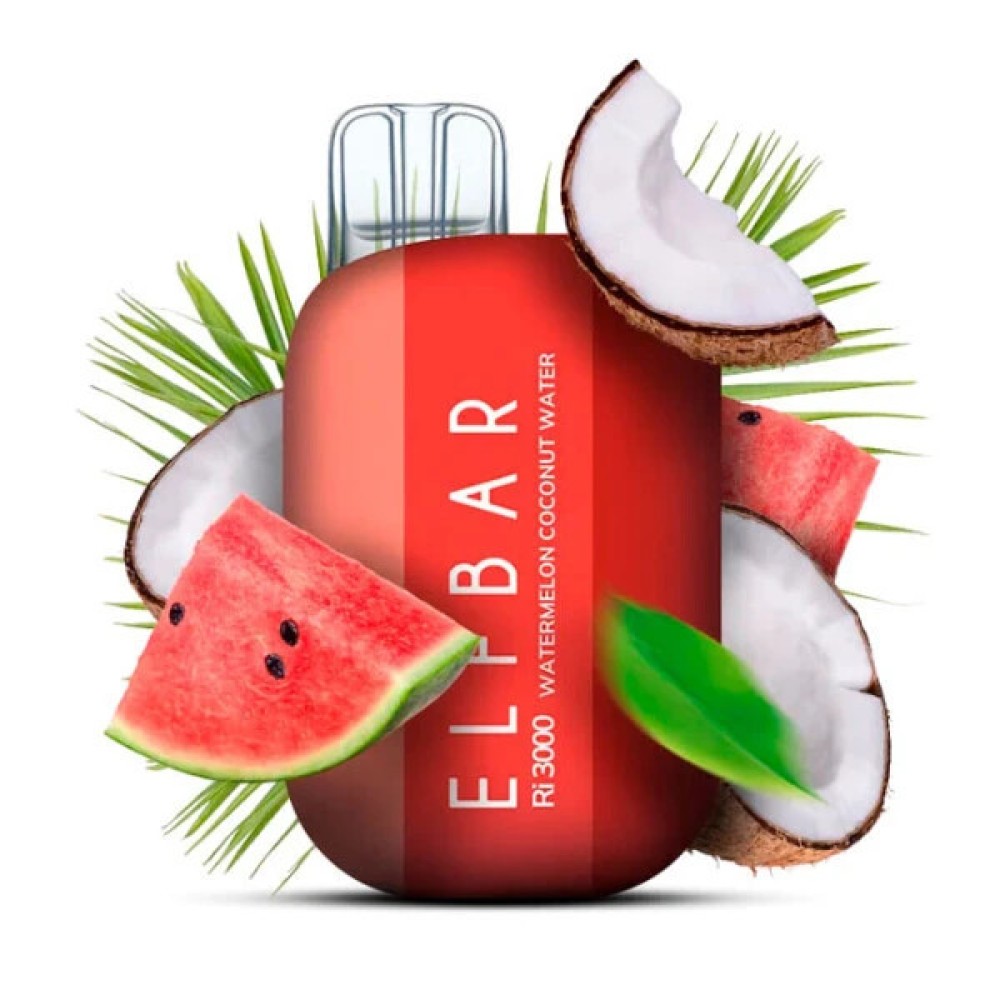 Jednorazowy papieros elektroniczny Elf Bar Ri Watermelon Coconut Water (3000 zaciągnięć)