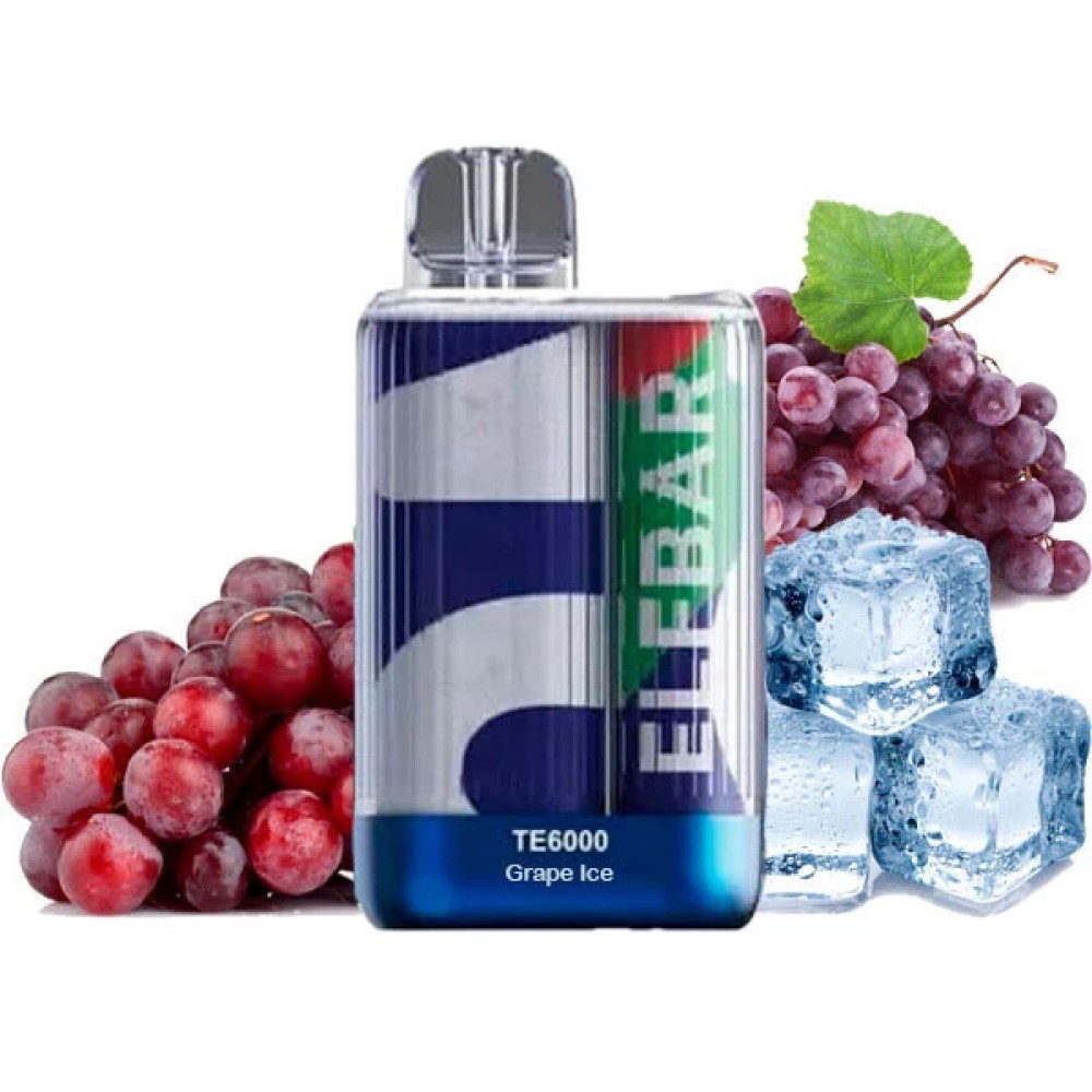 Jednorazowy papieros elektroniczny Elf Bar TE Grape Ice (6000 zaciągnięć)
