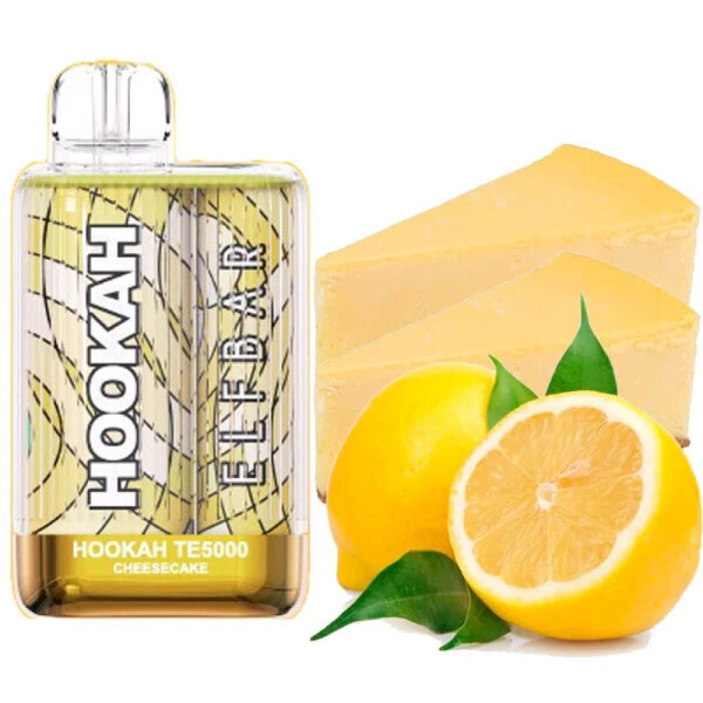 Jednorazowy papieros elektroniczny Elf Bar TE Hookah Edition Cheesecake (5000 zaciągnięć)