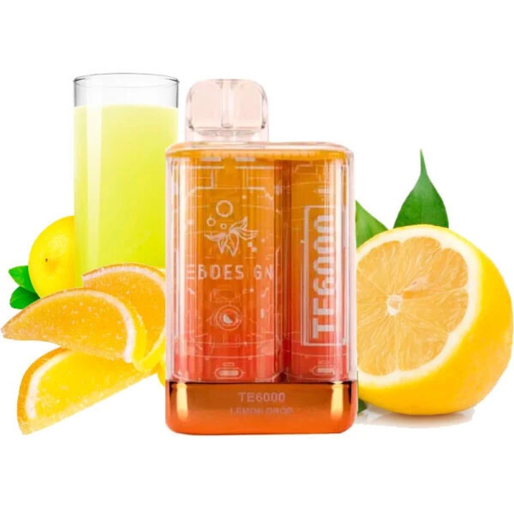 Jednorazowy papieros elektroniczny Elf Bar TE Lemon Drop (Lemon Drop) (6000 zaciągnięć)