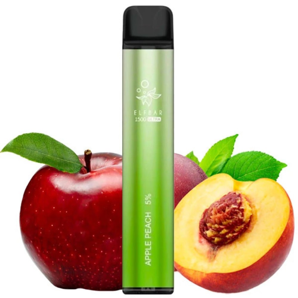 Jednorazowy papieros elektroniczny Elf Bar Ultra Apple Peach (1500 zaciągnięć)