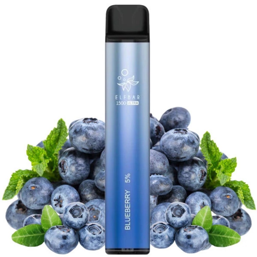 Jednorazowy papieros elektroniczny Elf Bar Ultra Blueberry (1500 zaciągnięć)