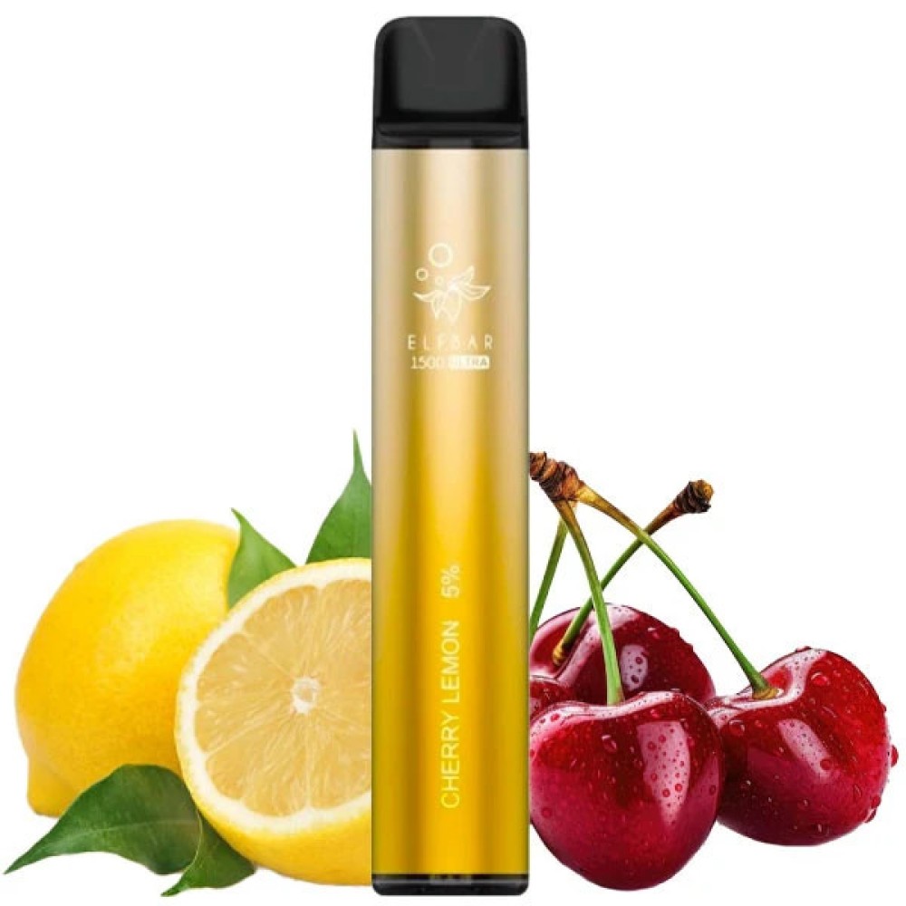 Jednorazowy papieros elektroniczny Elf Bar Ultra Cherry Lemon (Cherry Lemon) (1500 zaciągnięć)