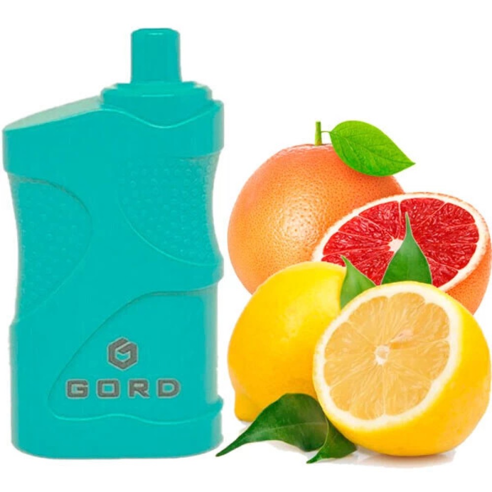 Jednorazowy papieros elektroniczny GORD Grapefruit Lemon (Grapefruit Lemon) (4000 zaciągnięć)