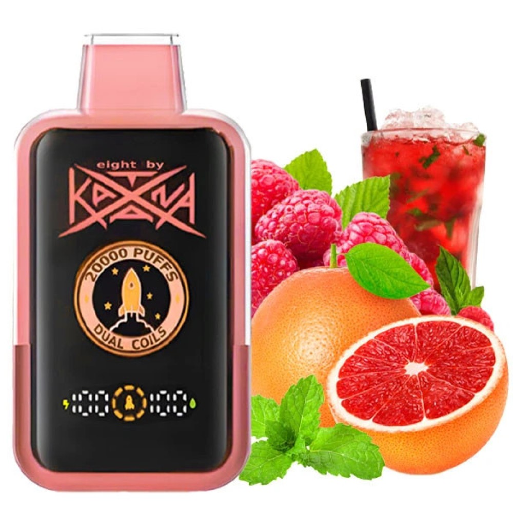 Jednorazowy papieros elektroniczny Katana Pink Lemonade Mint (Różowa lemoniada miętowa) (20000 zaciągnięć)