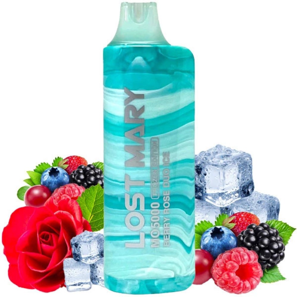 Jednorazowy papieros elektroniczny Lost Mary MO Berry Rose Duo Ice (5000 zaciągnięć)