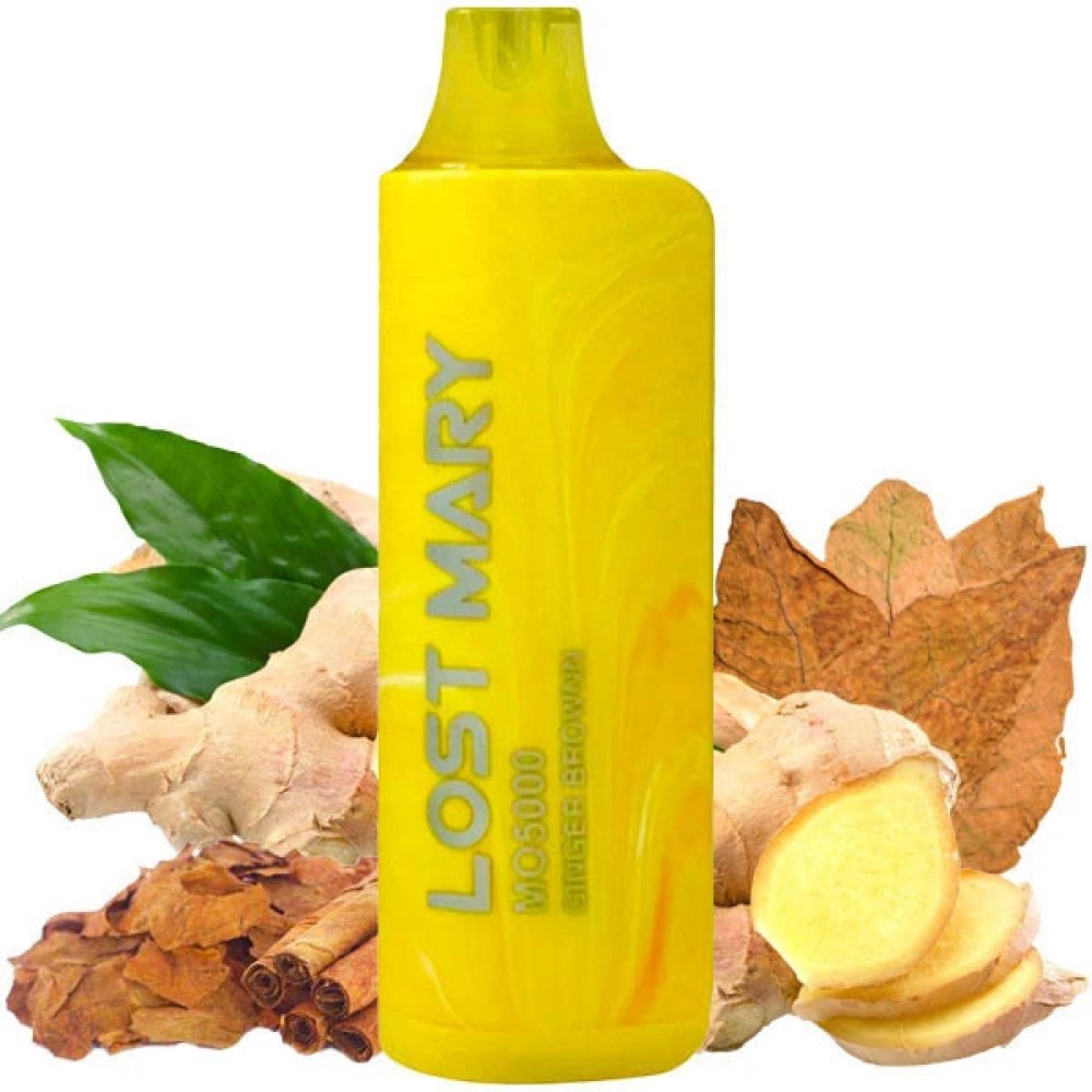 Jednorazowy papieros elektroniczny Lost Mary MO Ginger Brown (5000 zaciągnięć)