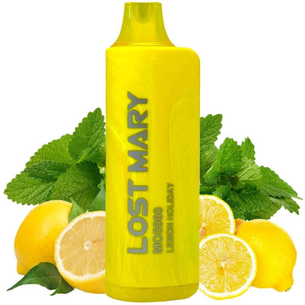 Jednorazowy papieros elektroniczny Lost Mary MO Lemon Holiday (Lemon Holiday) (5000 zaciągnięć)