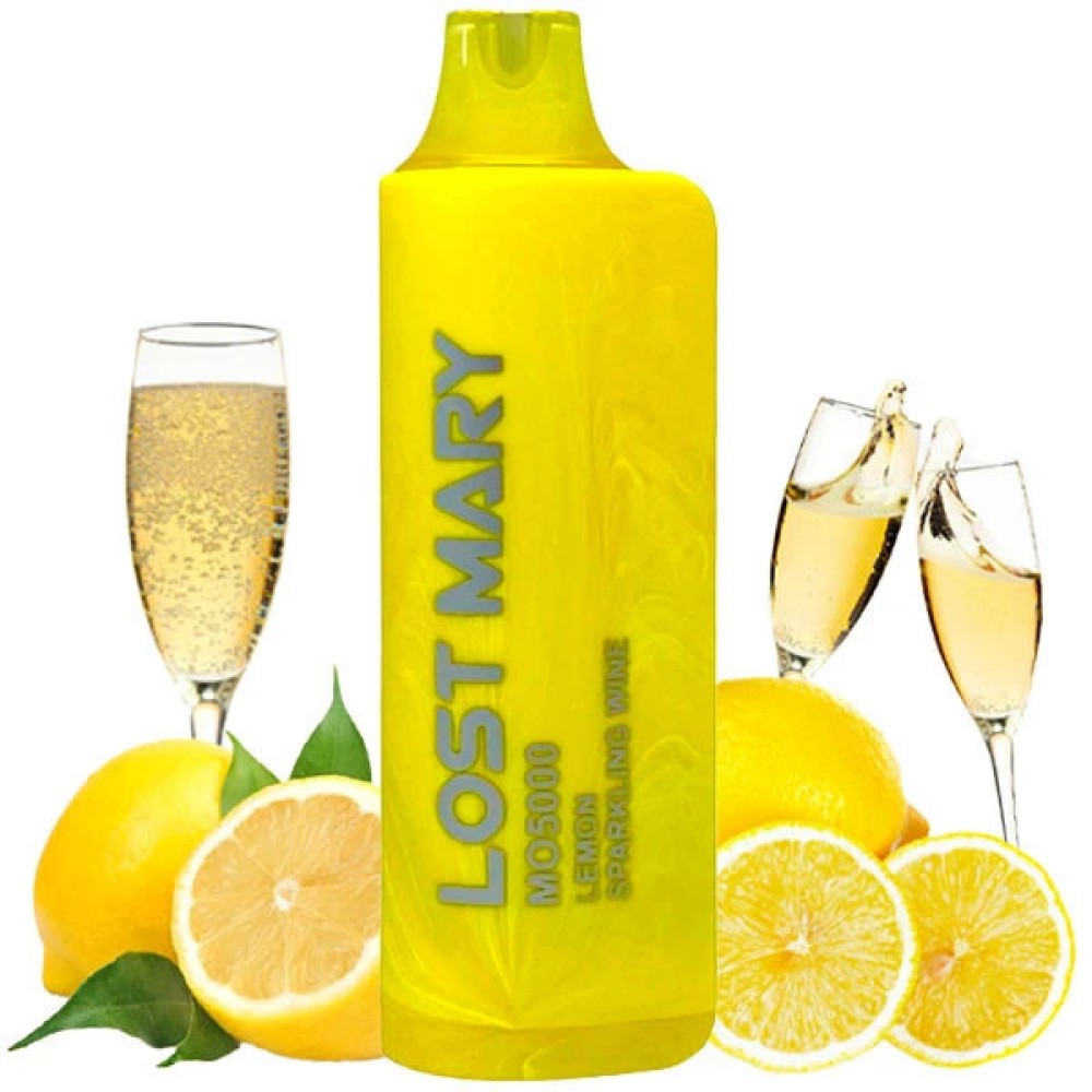 Jednorazowy papieros elektroniczny Lost Mary MO Lemon Sparkling Wine (Lemon Sparkling Wine) (5000 zaciągnięć)