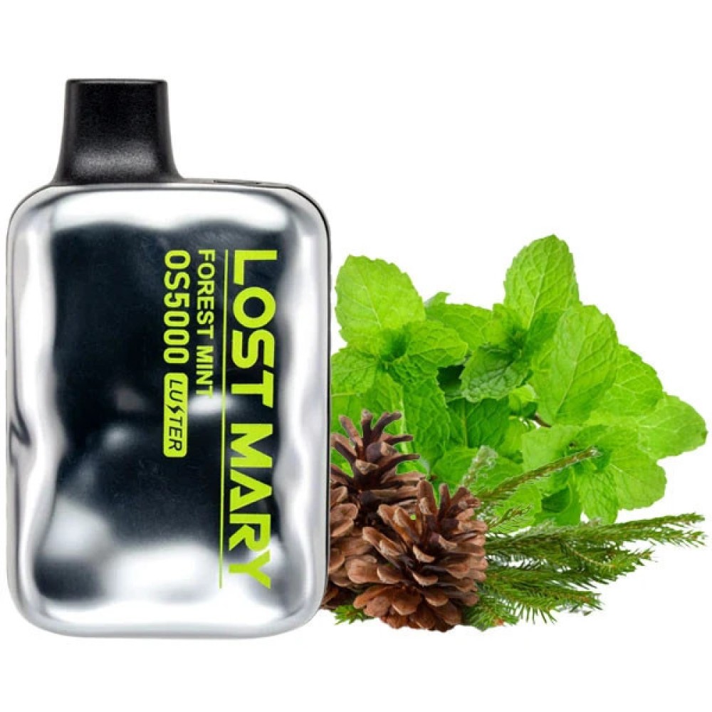 Jednorazowy papieros elektroniczny Lost Mary OS Forest Mint (5000 zaciągnięć)