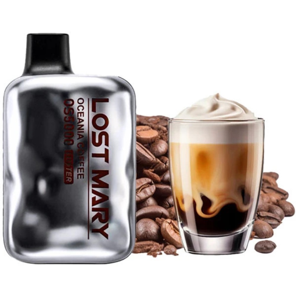 Jednorazowy papieros elektroniczny Lost Mary OS Oceania Coffee (5000 zaciągnięć)