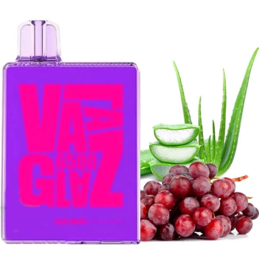 Jednorazowy papieros elektroniczny VAAL Glaz Aloe Grape (6500 zaciągnięć)