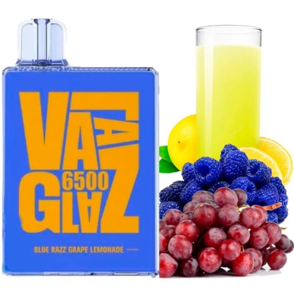 Jednorazowy papieros elektroniczny VAAL Glaz Blue Razz Grape Lemonade (6500 zaciągnięć)