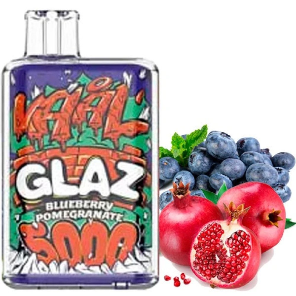 Jednorazowy papieros elektroniczny VAAL Glaz Blueberry Pomegranate (5000 zaciągnięć)