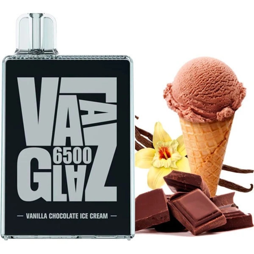 Jednorazowy papieros elektroniczny VAAL Glaz Vanilla Chocolate Ice Cream (6500 zaciągnięć)