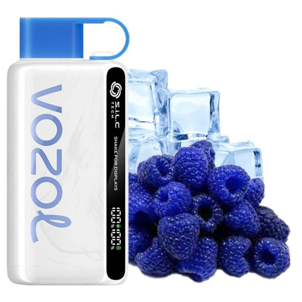 Jednorazowy papieros elektroniczny Vozol Star Blue Razz Ice (12000 zaciągnięć)
