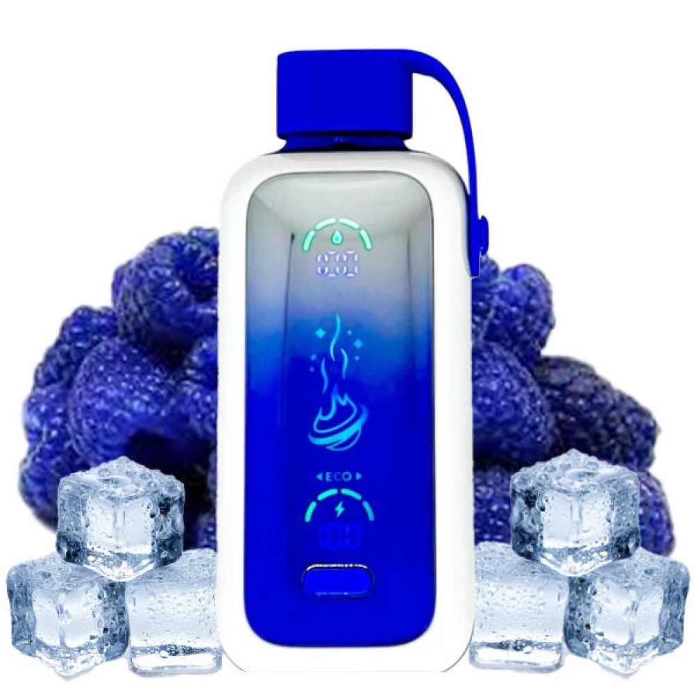 Jednorazowy papieros elektroniczny Vozol Star Blue Razz Ice (20000 zaciągnięć)