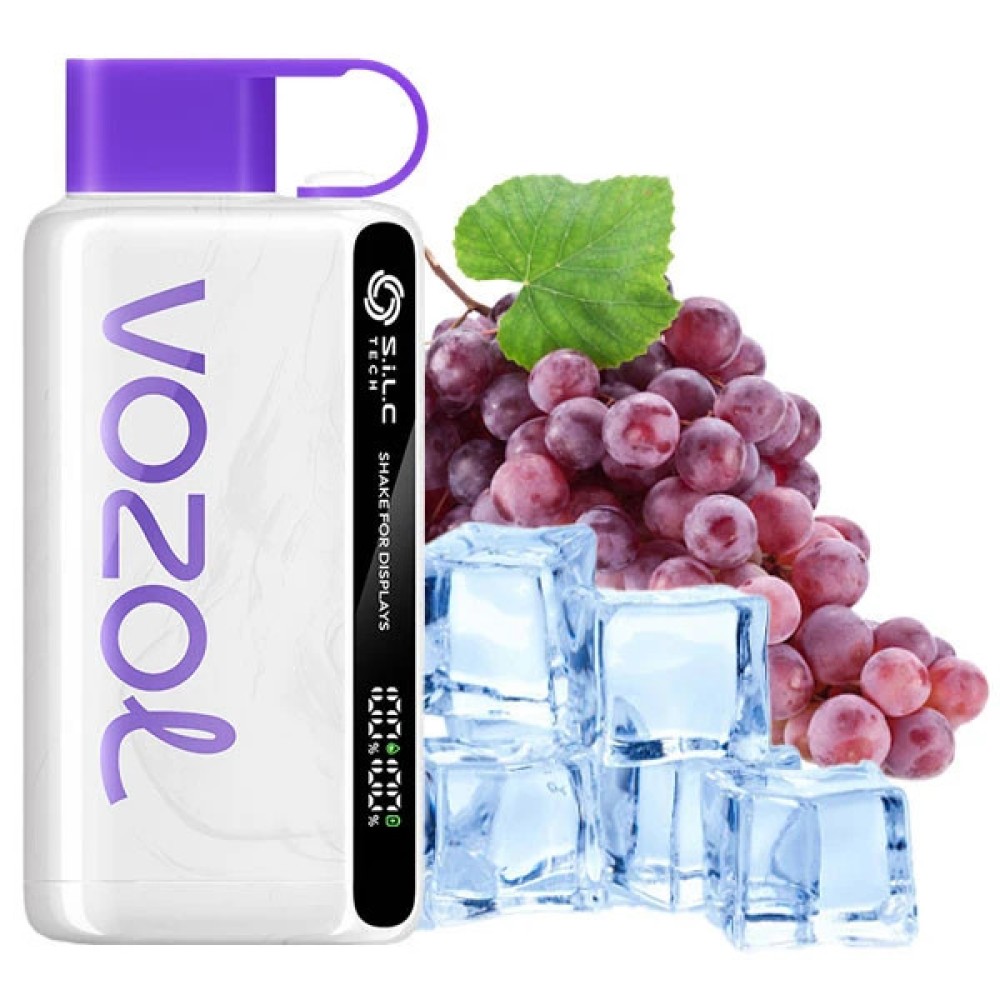 Jednorazowy papieros elektroniczny Vozol Star Grape Ice (Grape Ice) (12000 zaciągnięć)