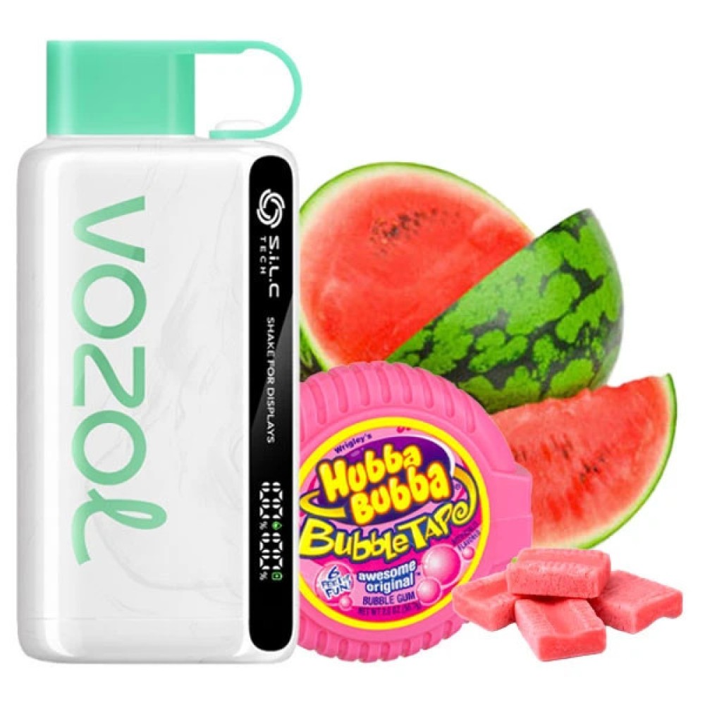 Jednorazowy papieros elektroniczny Vozol Star Watermelon Bubble Gum (12000 zaciągnięć)