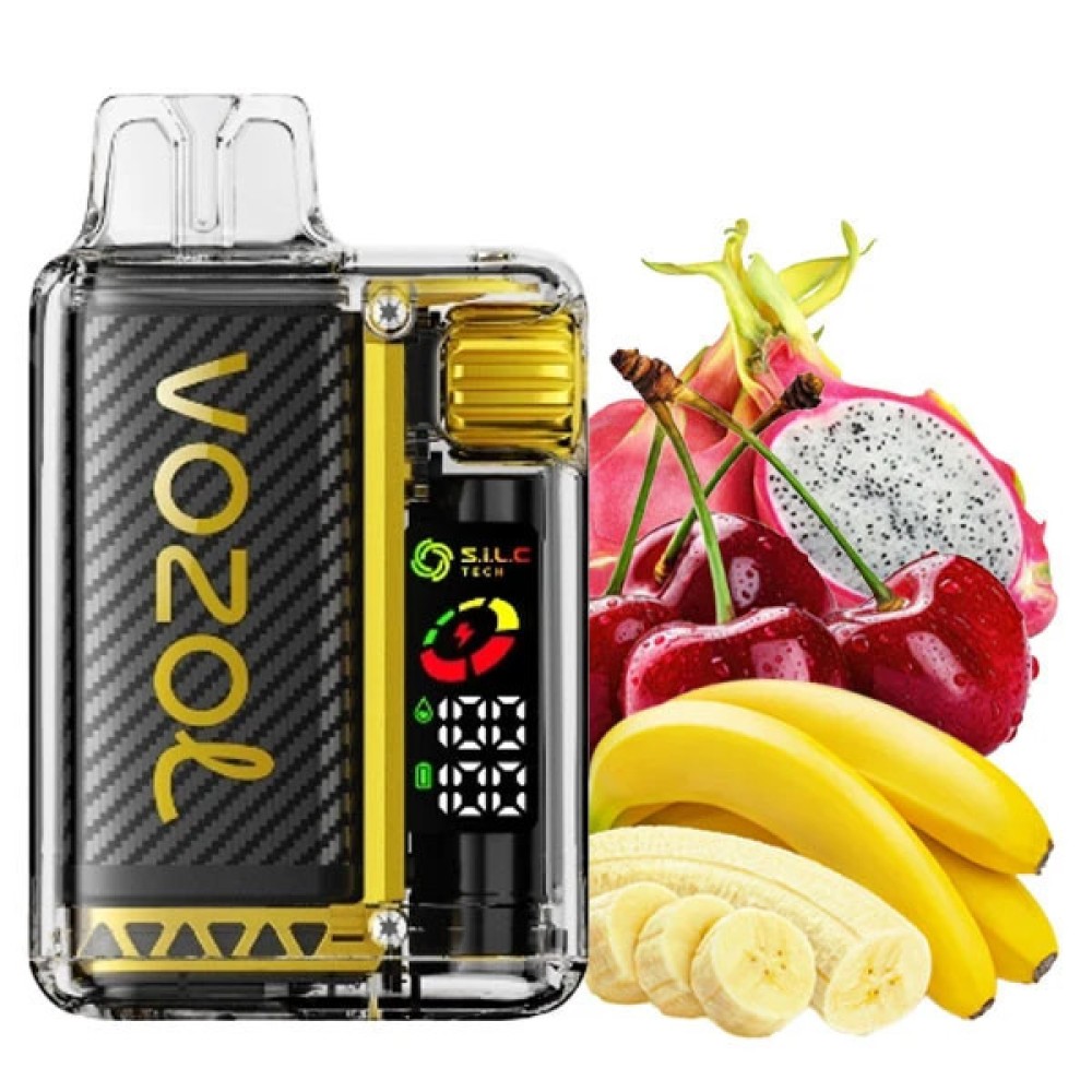 Jednorazowy papieros elektroniczny Vozol Vista Dragon Fruit Banana Cherry (Pitaya Banana Cherry) (20000 zaciągnięć)