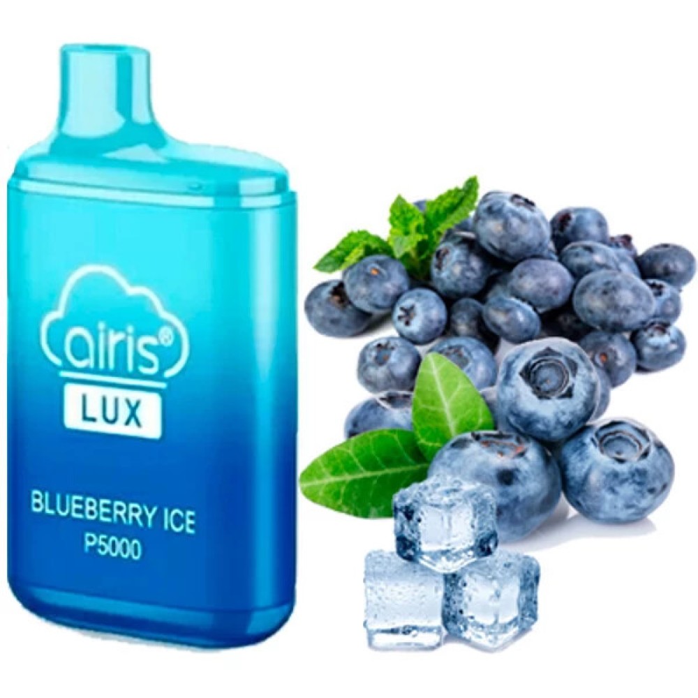 Jednorazowy papieros elektroniczny Airis Lux Blueberry Ice (P5000 zaciągnięć)