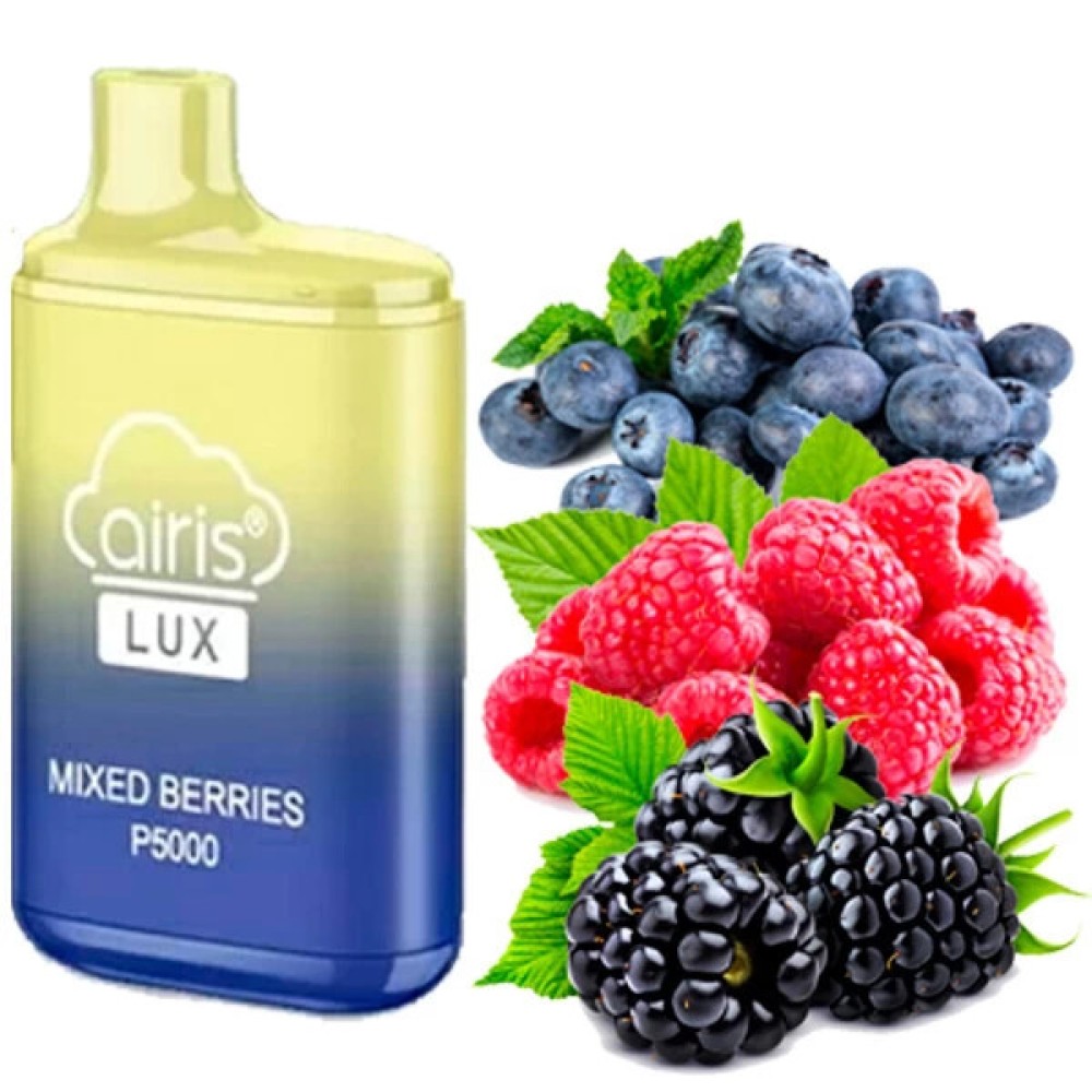 Jednorazowy papieros elektroniczny Airis Lux Mixed Berries (P5000 zaciągnięć)