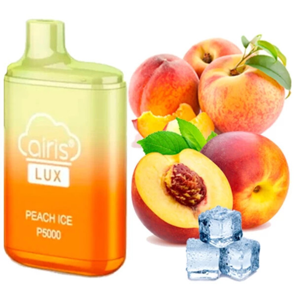 Jednorazowy papieros elektroniczny Airis Lux Peach Ice (Peach Ice) (P5000 zaciągnięć)
