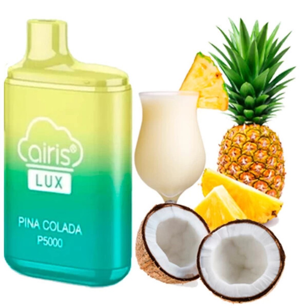 Jednorazowy papieros elektroniczny Airis Lux Pina Colada (Pina Colada) (P5000 zaciągnięć)
