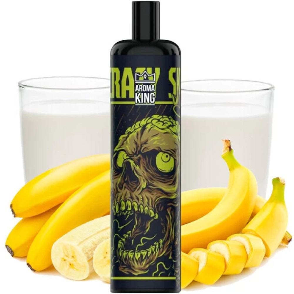 Jednorazowy papieros elektroniczny Aroma King Banana Milk (5000 zaciągnięć)