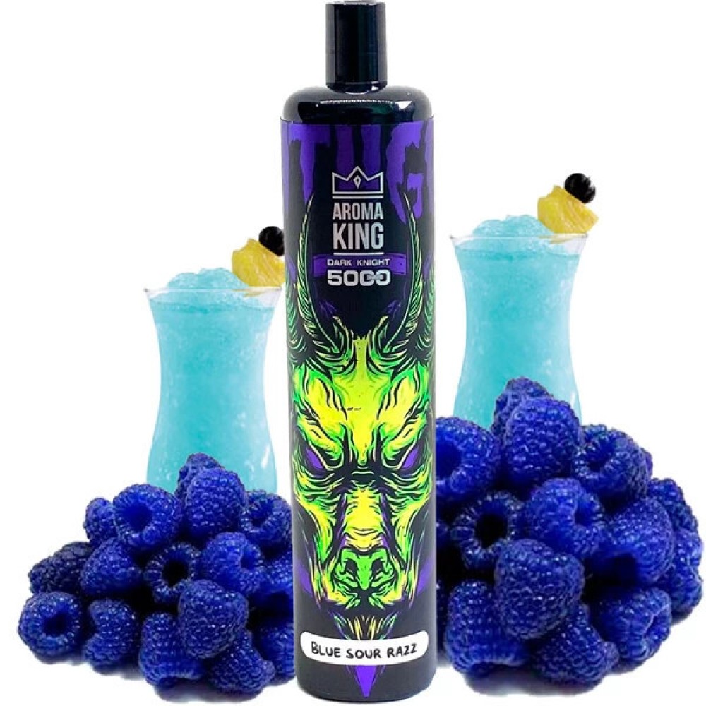 Jednorazowy papieros elektroniczny Aroma King Blue Sour Razz (5000 zaciągnięć)