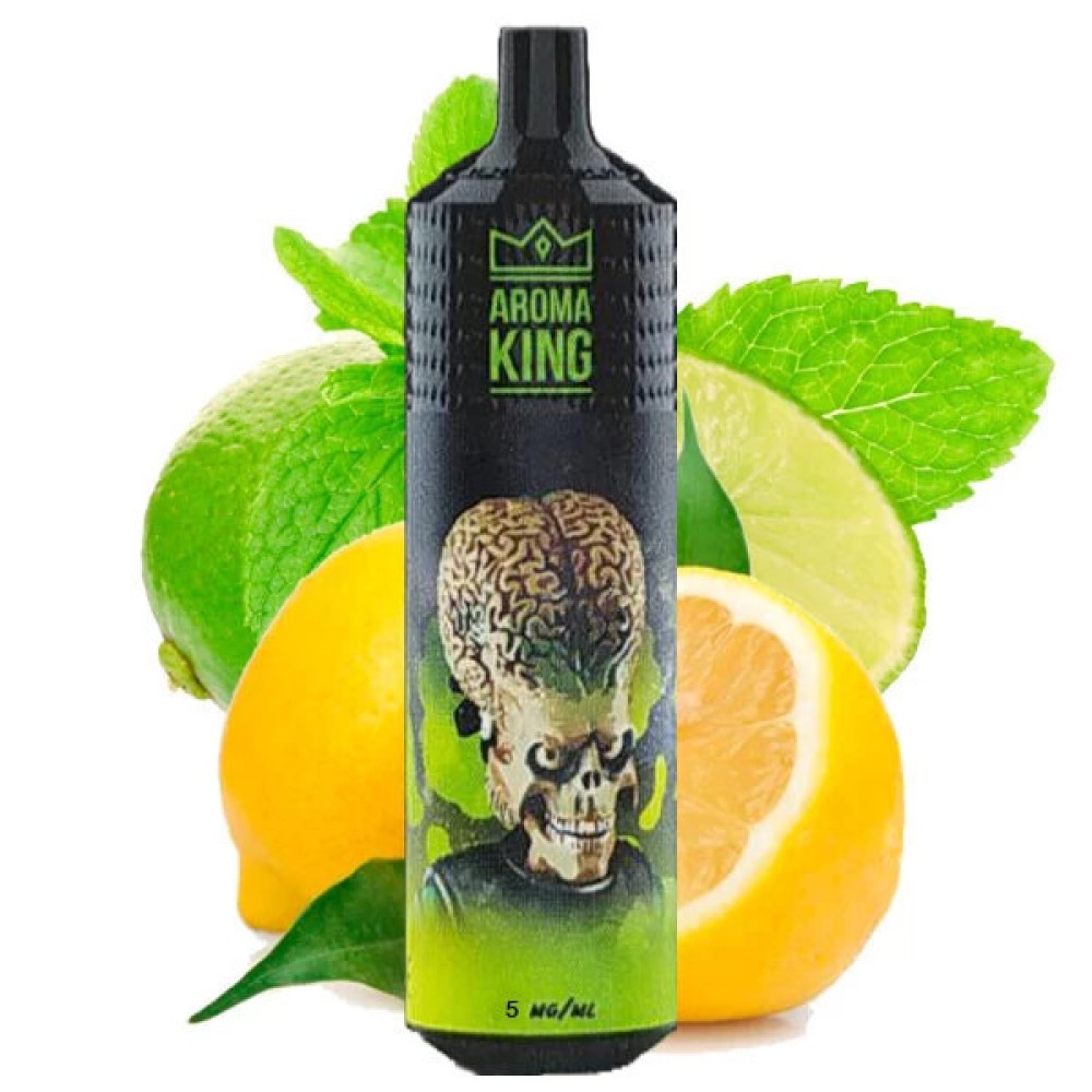 Jednorazowy papieros elektroniczny Aroma King Mars Lemon Lime (Lemon Lime) (9000 zaciągnięć)