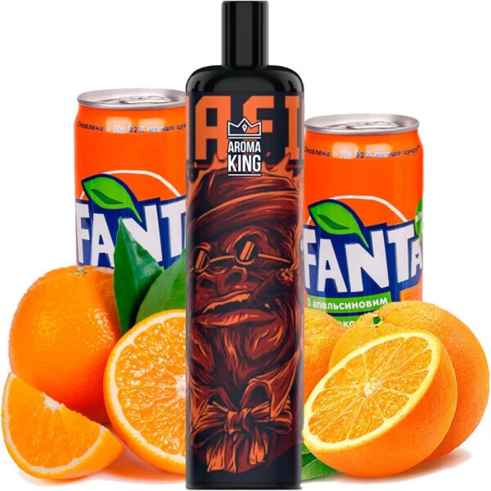 Jednorazowy papieros elektroniczny Aroma King Orange Soda (Orange Fanta) (5000 zaciągnięć)