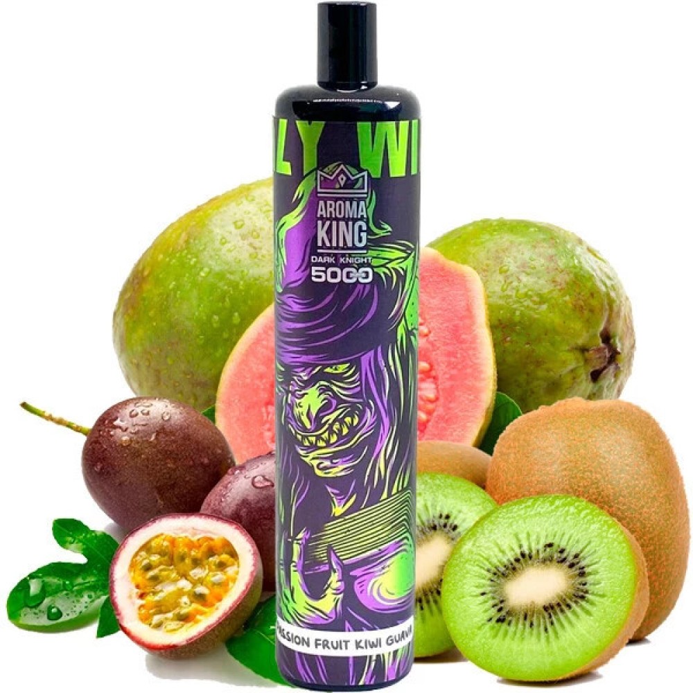Jednorazowy papieros elektroniczny Aroma King Passion Fruit Kiwi Guava (Passion Fruit Kiwi Guava) (5000 zaciągnięć)