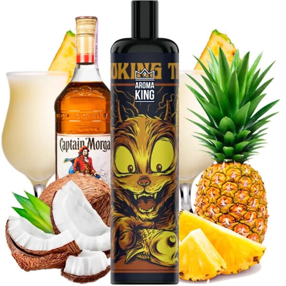Jednorazowy papieros elektroniczny Aroma King Pina Colada Rum (Pina Colada Rum) (5000 zaciągnięć)