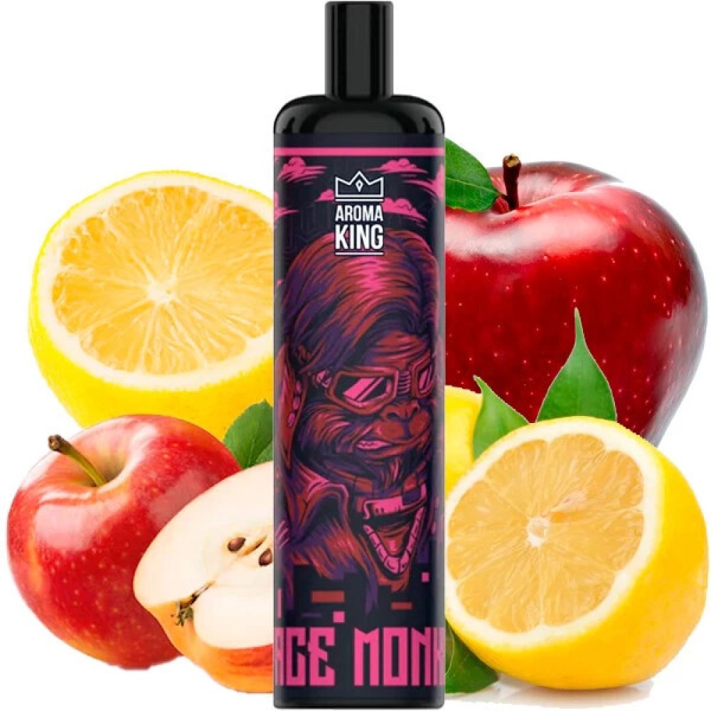 Jednorazowy papieros elektroniczny Aroma King Red Apple Lemon (5000 zaciągnięć)