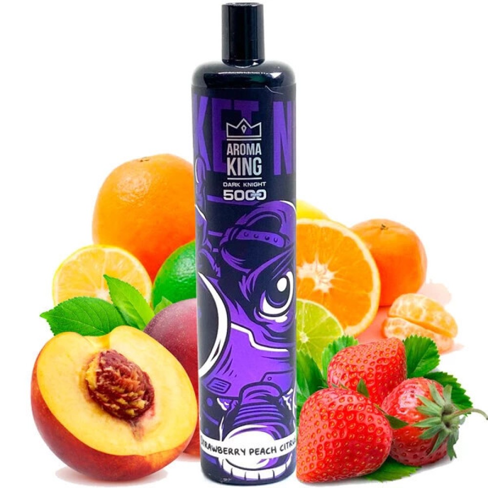 Jednorazowy papieros elektroniczny Aroma King Strawberry Peach Citrus (Strawberry Peach Citrus) (5000 zaciągnięć)