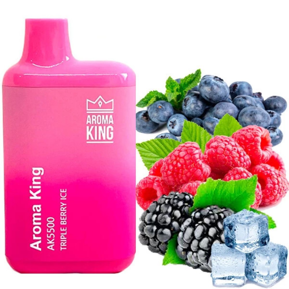 Jednorazowy papieros elektroniczny Aroma King Triple Berry Ice (Triple Berry Ice) (5500 zaciągnięć)