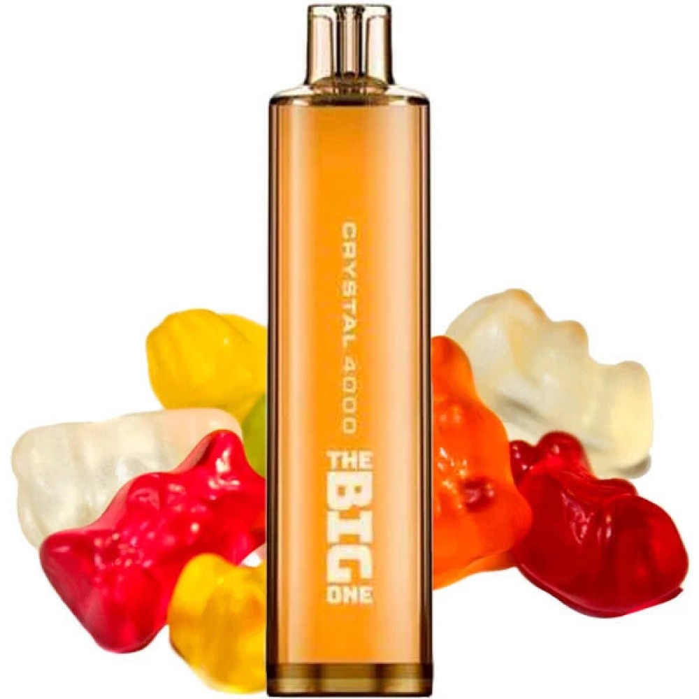 Jednorazowy Papieros Elektroniczny Kryształowy Wielki Miś Gummy (4000 zaciągnięć)